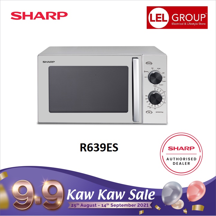 SHARP 23L Microwave Oven with Grill R639ES Shopee Malaysia