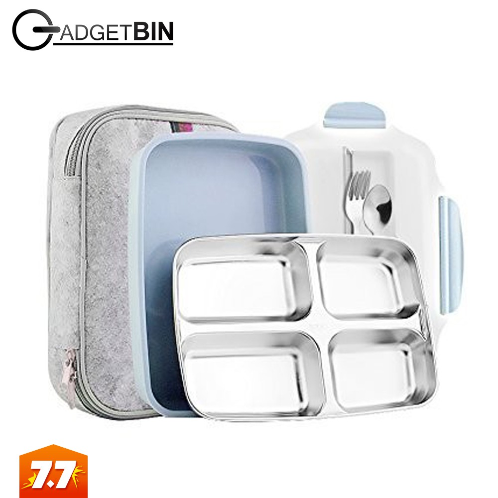 304 Stainless Steel Lunch Boxes With Compartments Microwave Bento Lunch