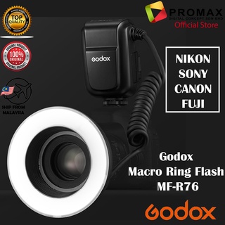 Macro Ring Flash Godox MF-R76 TTL para Canon –