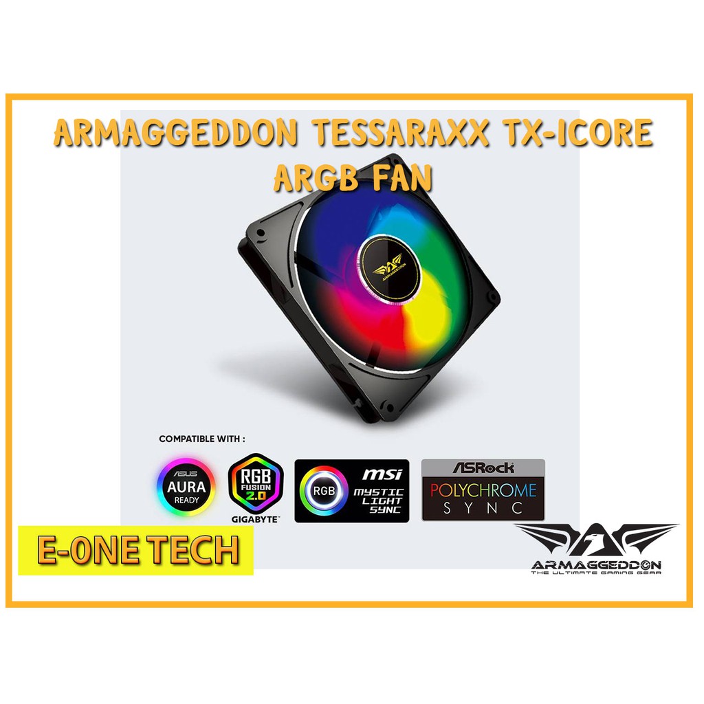 ARMAGGEDDON TESSARAXX TX-ICORE ARGB FAN | Shopee Malaysia