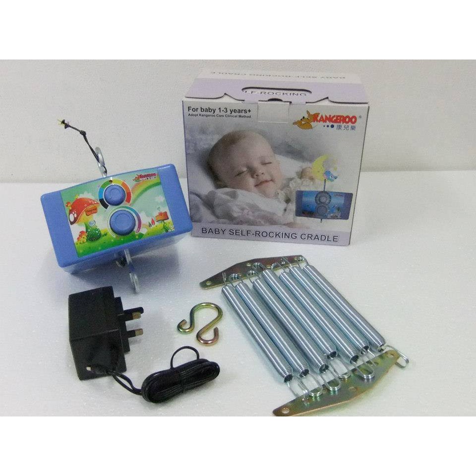 Kangaroo Electric Baby Self Rocking Cradle . Shopee Malaysia