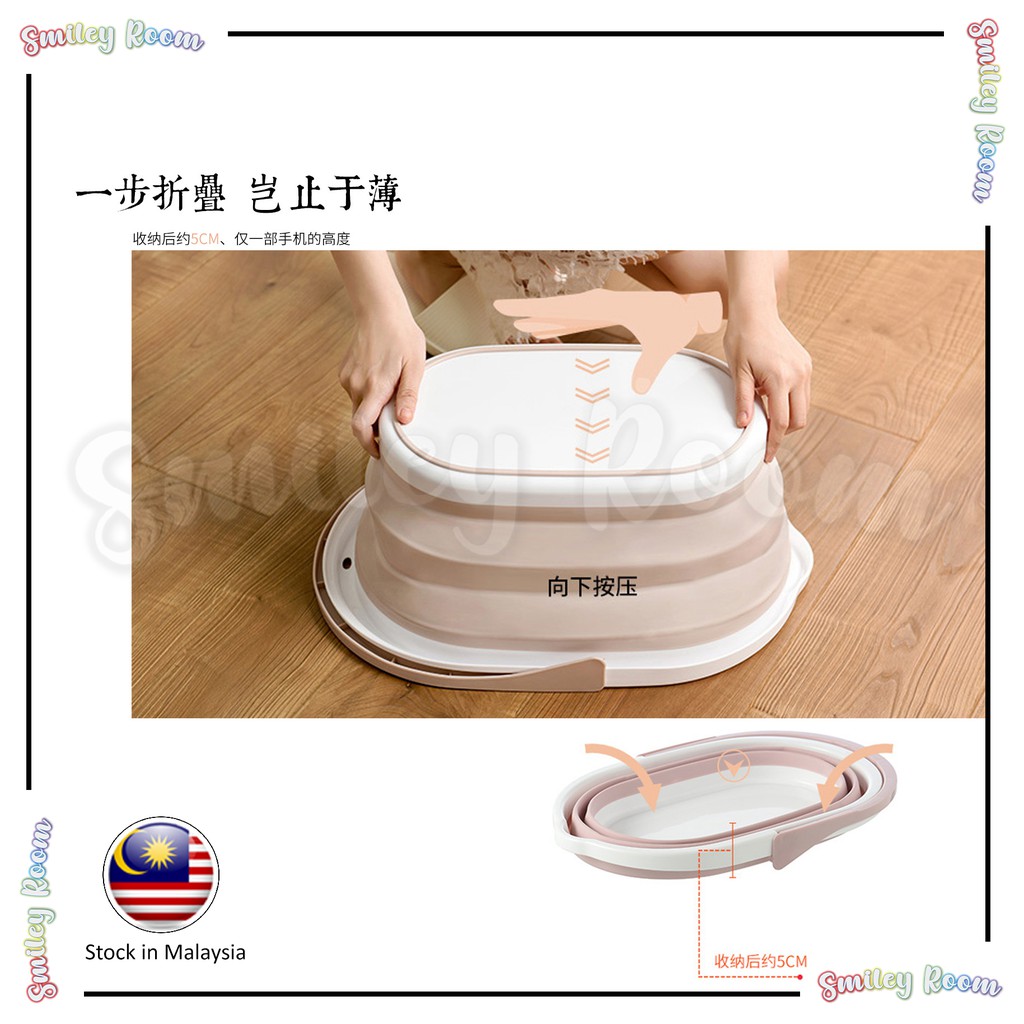 [Ready Stock] Collapsible Bucket/Foldable Bucket/Portable Water Pail ...
