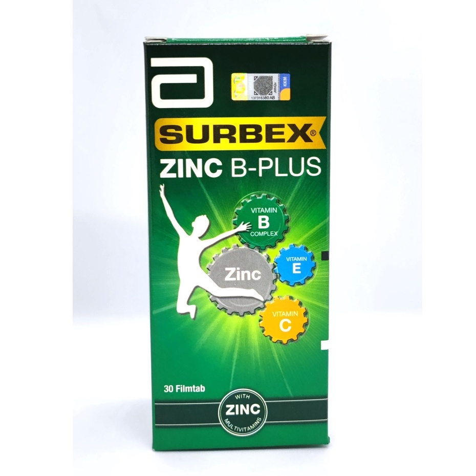 Surbex Zinc B-Pus 3 X 10s (Vitamin B Complex, Vitamin C, Vitamin E ...