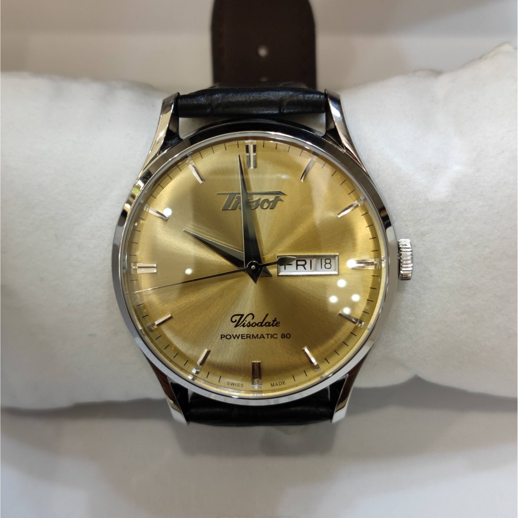 TISSOT HERITAGE VISODATE POWERMATIC 80 T118.430.16.021.00 Shopee