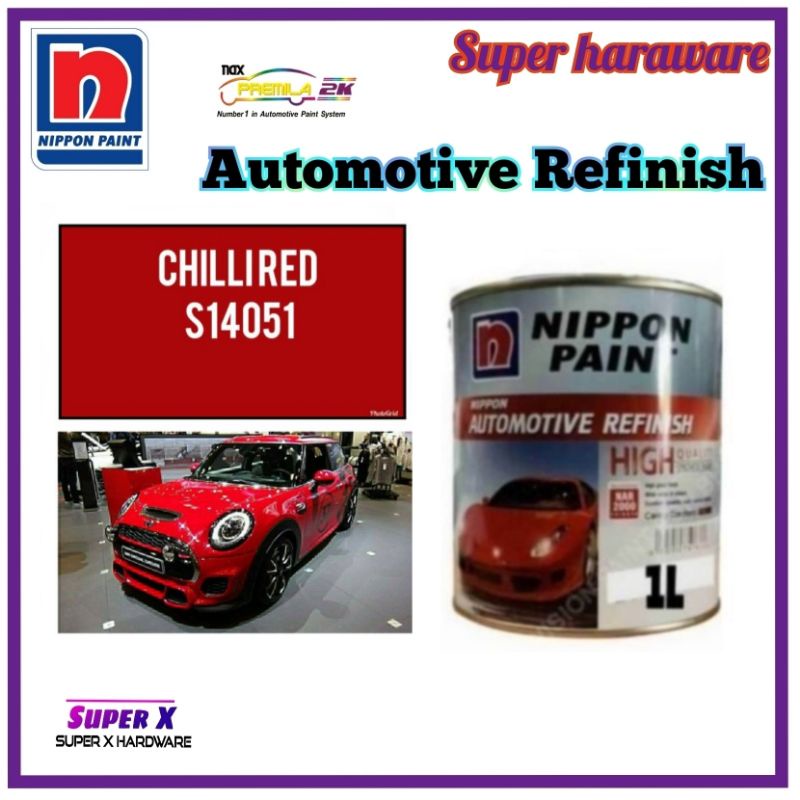 🔥1L Nippon Paint Automotive Refinish/Cat Kereta /Cat Besi | Shopee Malaysia