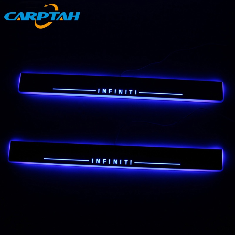 CARPTAH Trim Pedal Car Exterior Parts LED Door Sill Scuff Plate Pathway ...