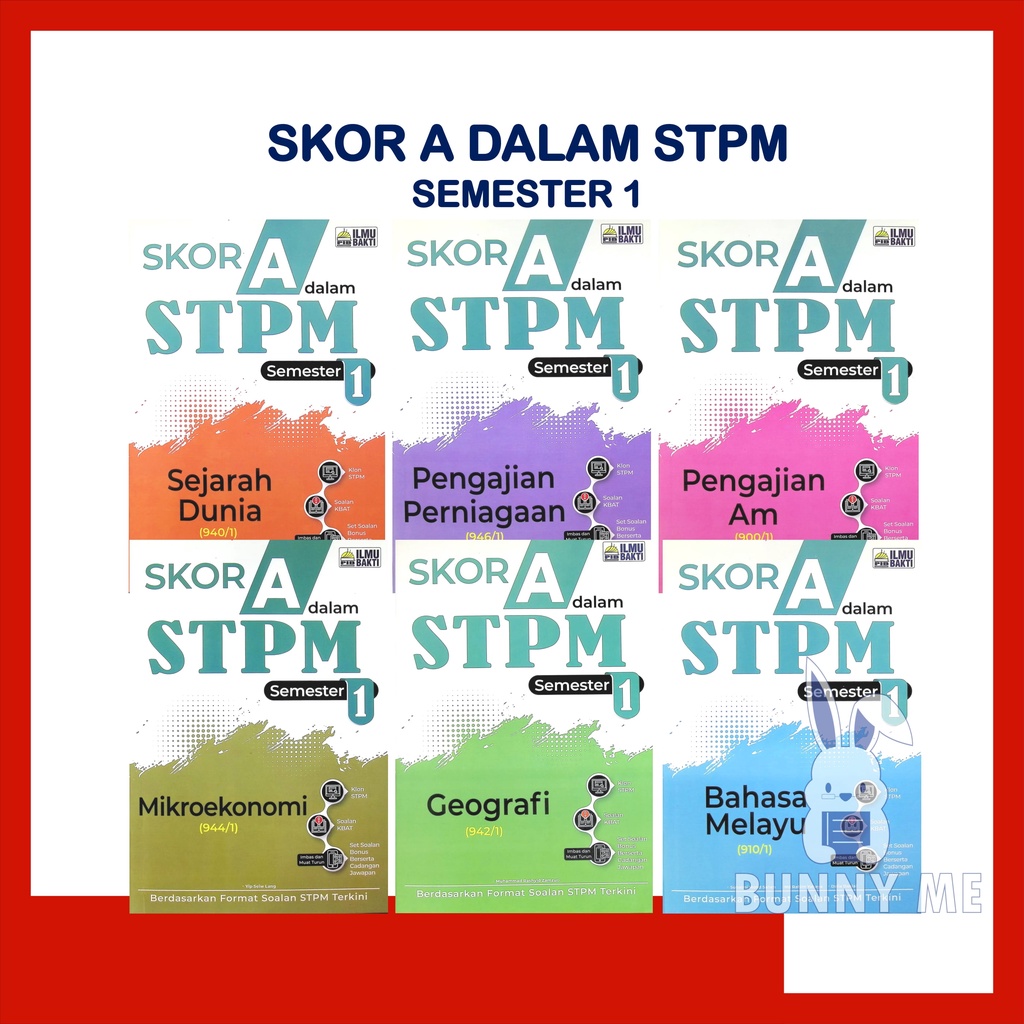 Skor A Dalam Stpm Semester 1 2023 Ilmu Bakti Shopee Malaysia