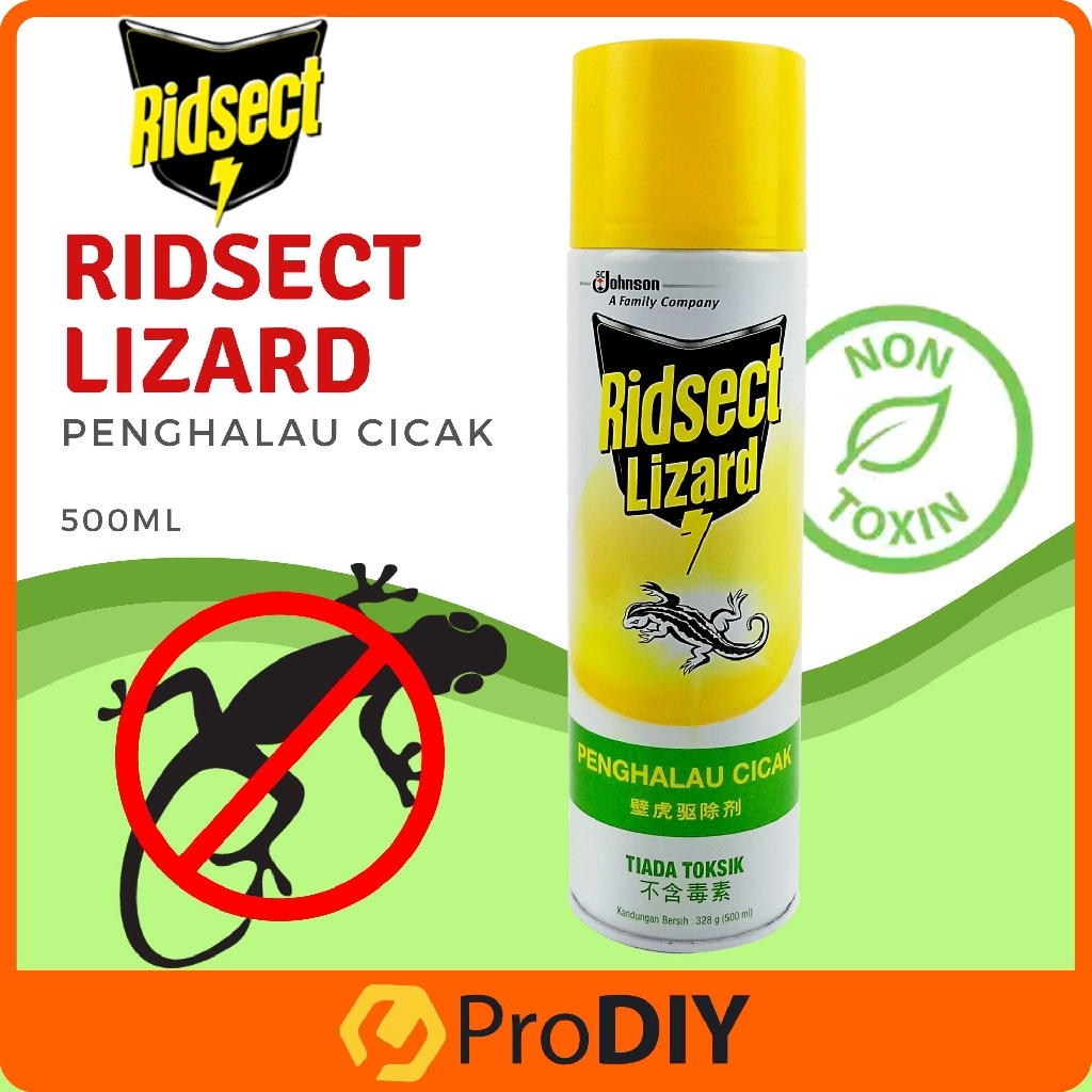 JOHNSON 500ml Ridsect Lizard Repellent Aerosol Spray Semburan Cicak