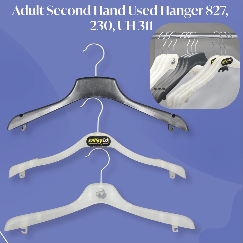 Used clothes clearance hangers