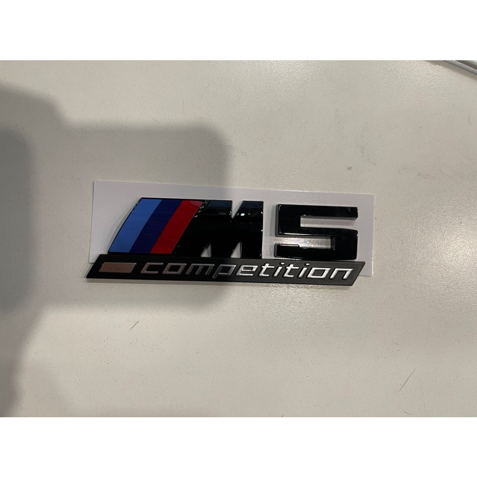 BMW X5 M Competition Emblem Logo wording metal gloss black | BMW X5M ...