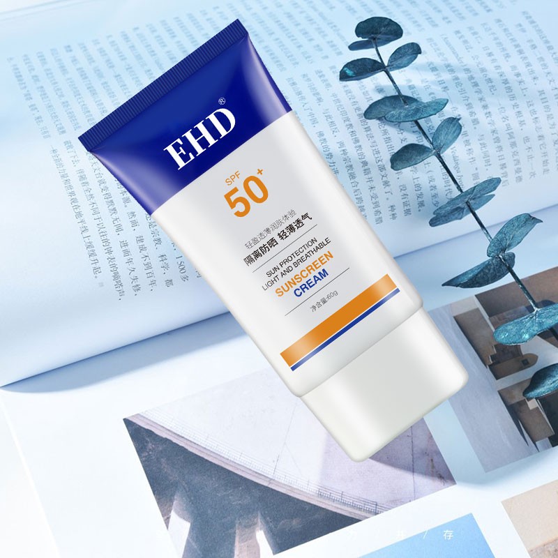 Spot hot sale EHD sunscreen 50 high power waterproof barrier cream full