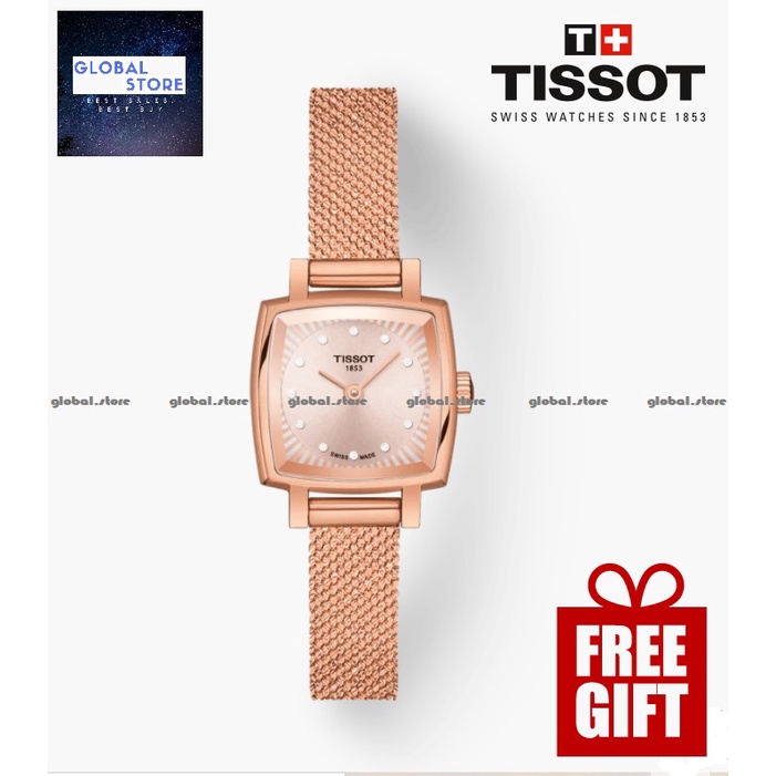 Tissot T058.109.33.456.00 Lovely Square Lady Stainless Steel Watch