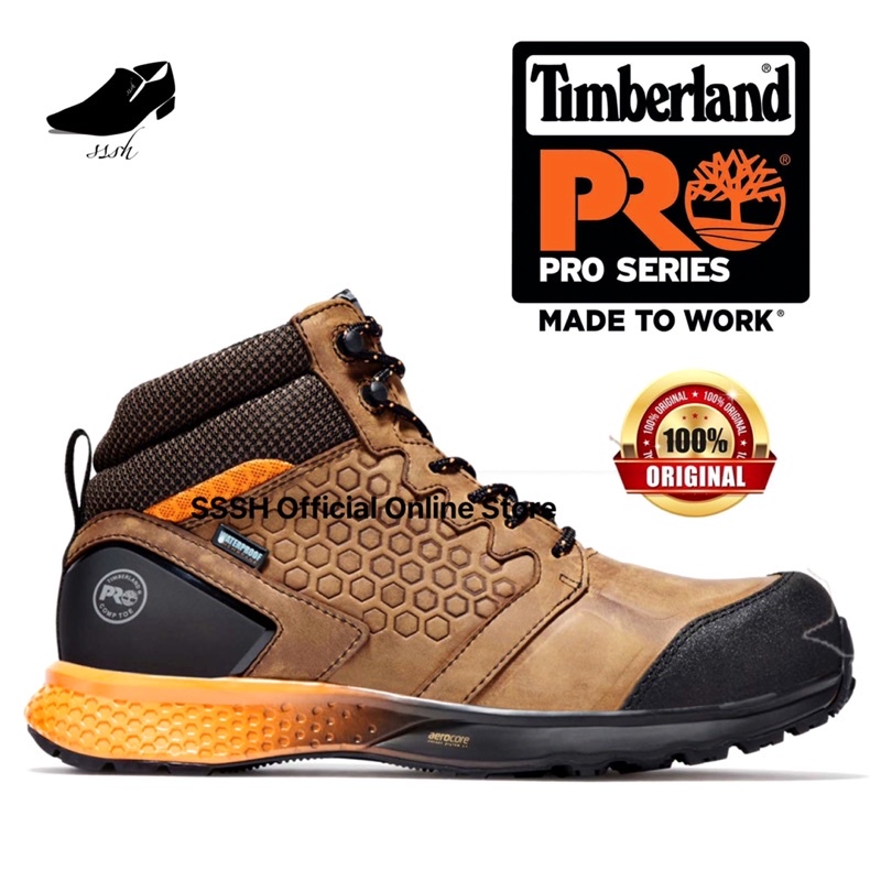 Kasut safety on sale timberland