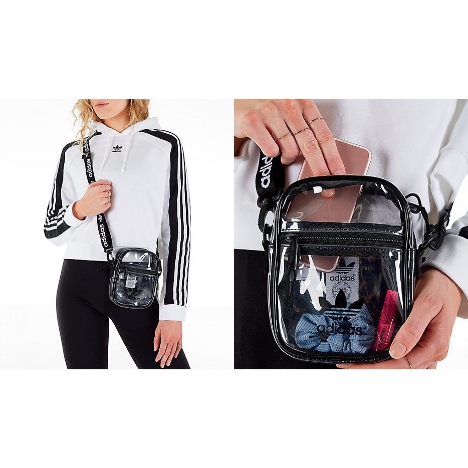 Adidas clear crossbody bag best sale