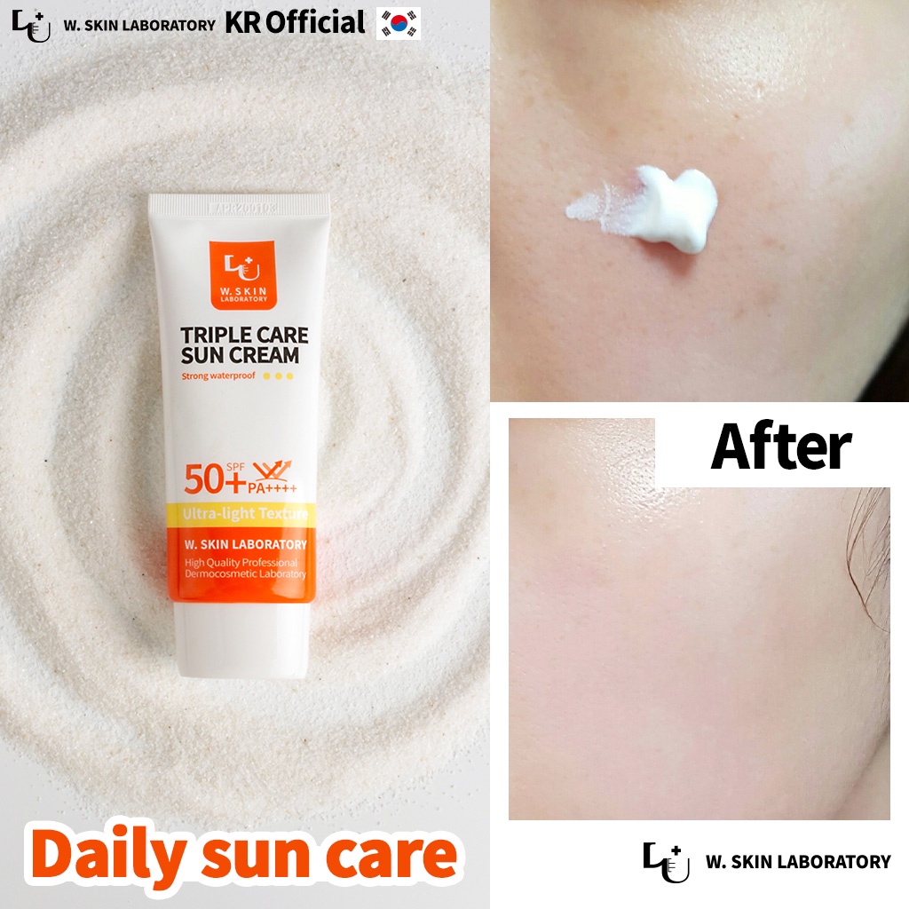 [W SKIN LABORATORY] Triple Care Sunscreen 60g SPF 50+ PA++++ UV