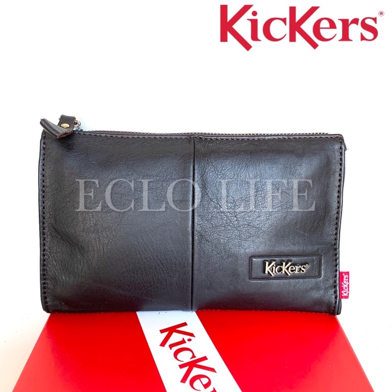 Kickers Clutch Bag Genuine Leather 100 Original (78128 78130) Shopee
