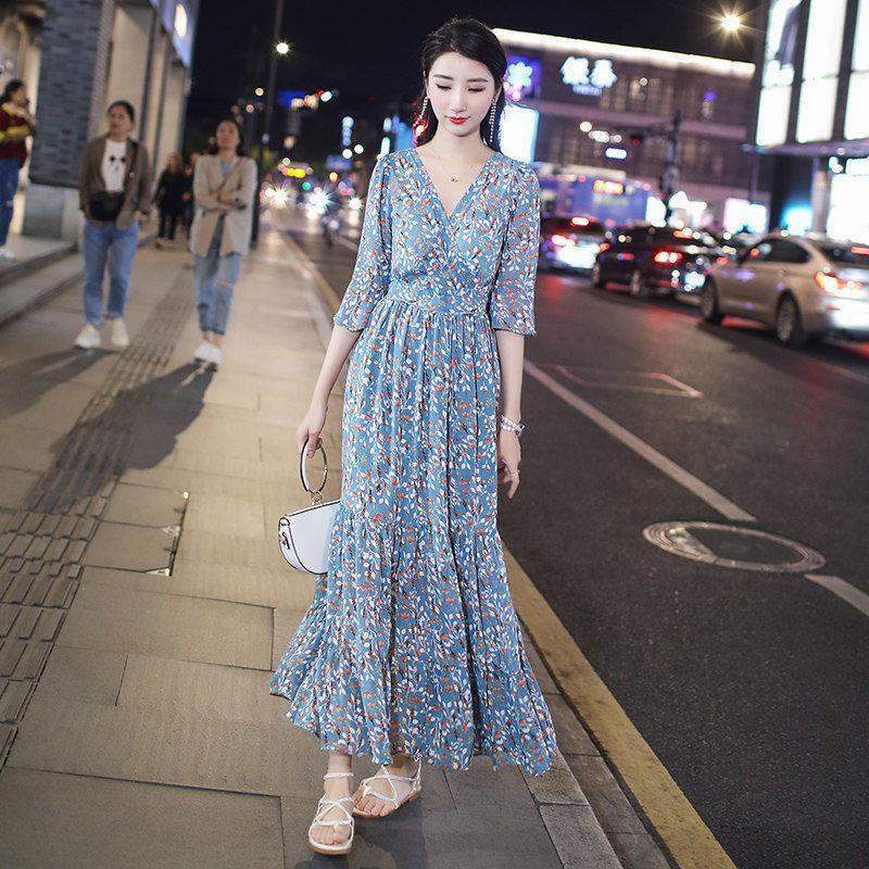 Korean bohemian outlet dress