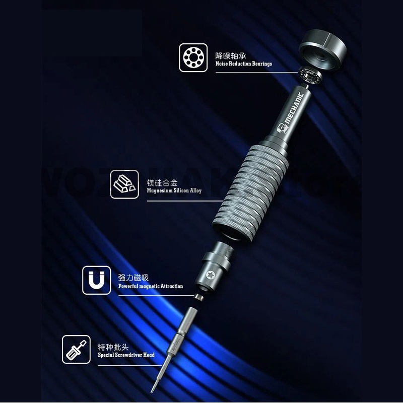 6pcs/lot MECHANIC iShell Magnetic Screwdriver Set Y0.6 Pentalobe 0.8 1. ...