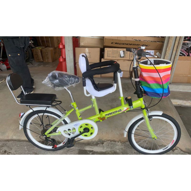 Promosi basikal 3 seat, sesuai untuk ibu dan anak, saiz 20 dan 24,gear ...