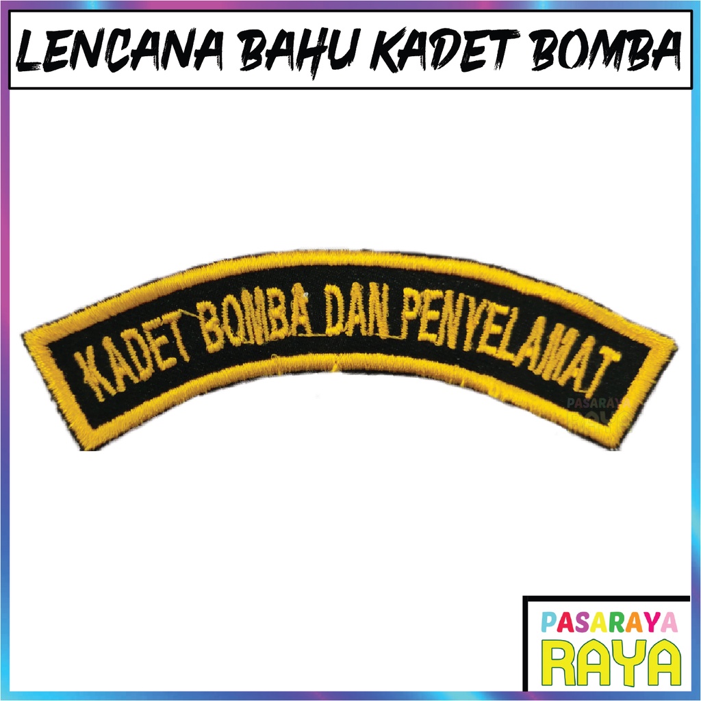 LENCANA BAHU KADET BOMBA DAN PENYELAMAT (BADGE KADET BOMBA) | Shopee ...