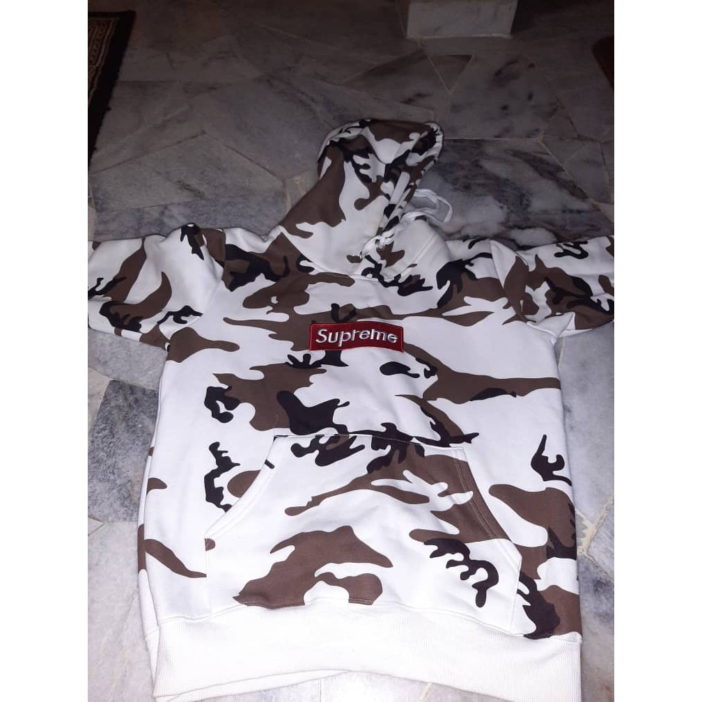 Supreme brown camo hoodie sale