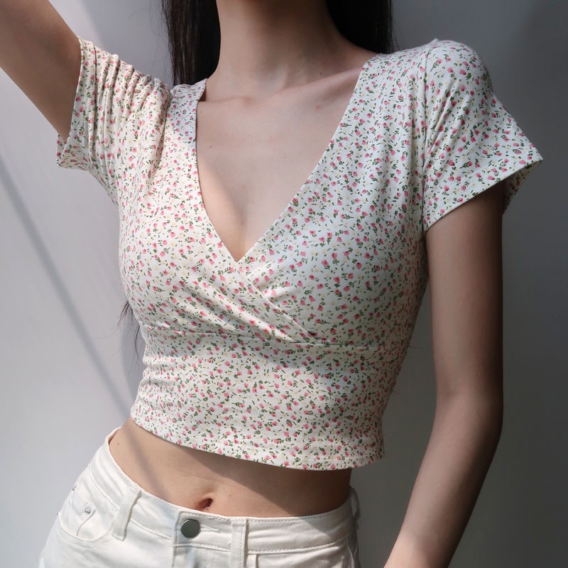 Crop top outlet shirt