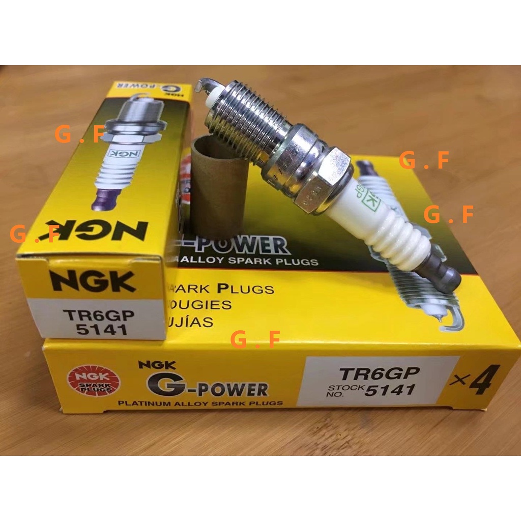 HiVehicle V7402 Spark Plug BKR5EGP - G-power 7090 For KIA HYUNDAI ISUZU NISSAN VOLKSWAGEN(Pack Of 6