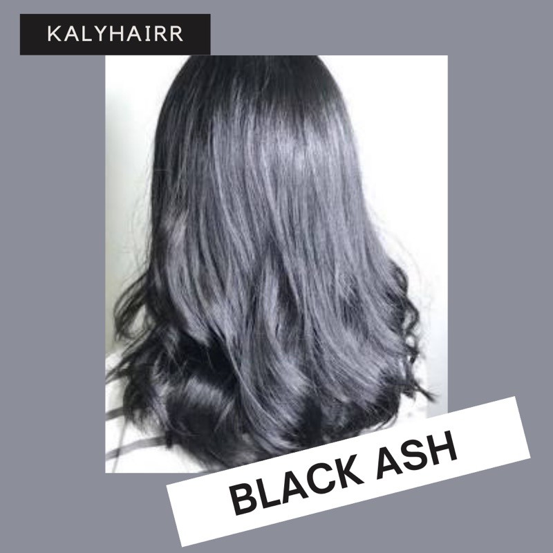 Ash black store hair color