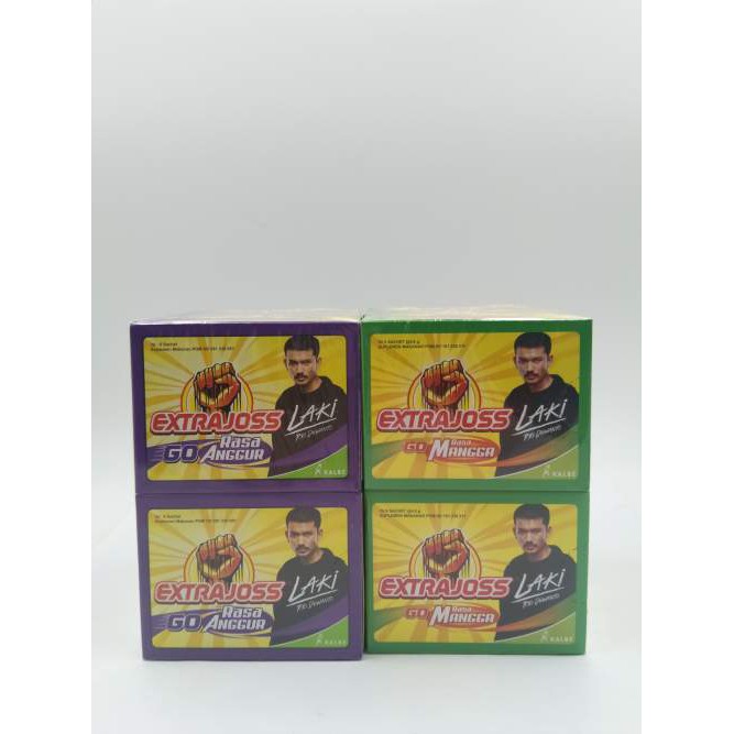 Ready Stock Extra Joss Rasa Anggur / Mangga 10 Kotak (60 Sachet ...