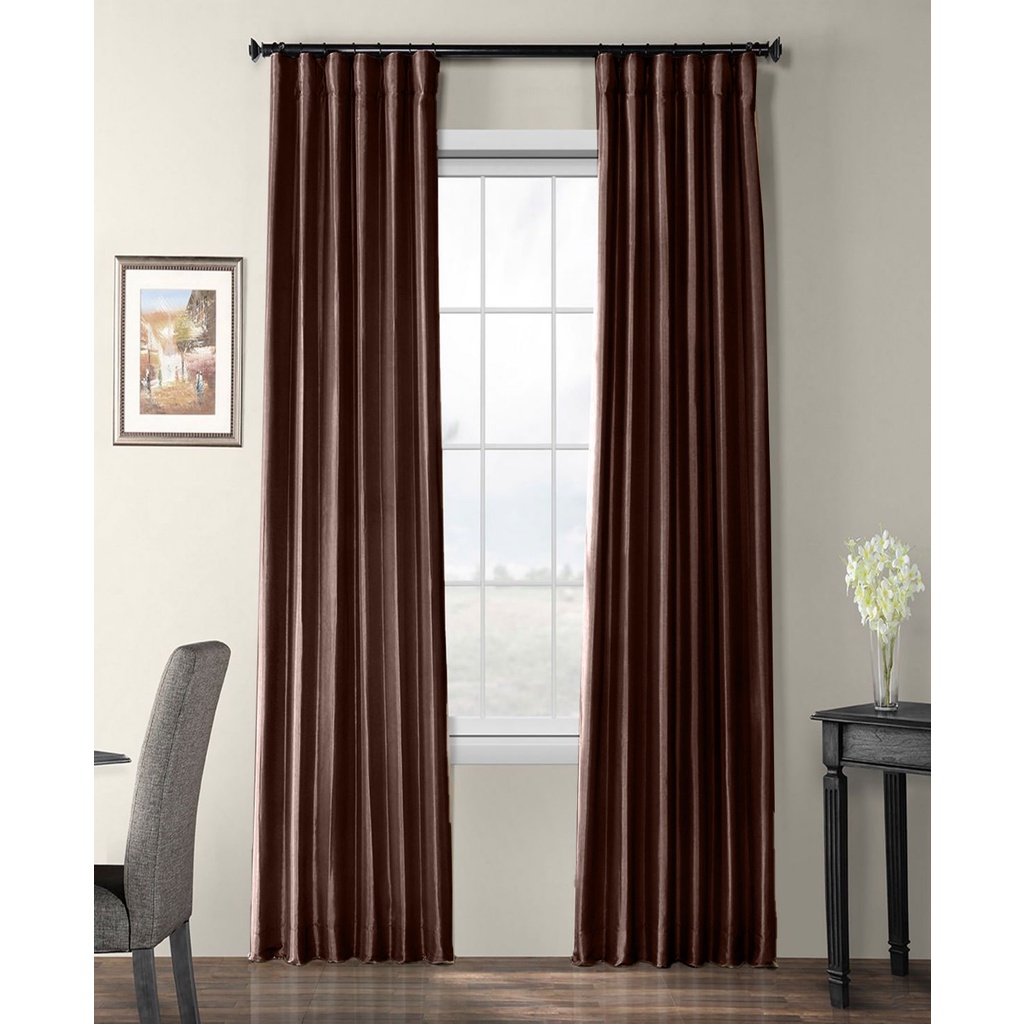 Curtain Blackout Modern Color, Ready Stock Made In Malaysia!! Free Hook ...