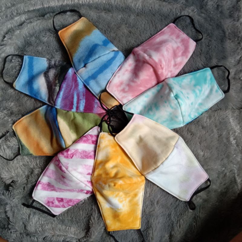 3 Ply Earloop Tie Dye Mask | Shopee Malaysia