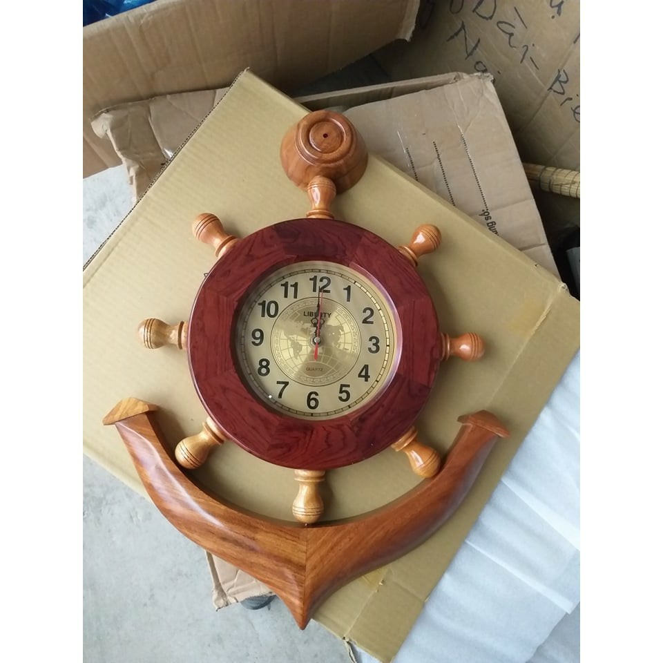 Wood Percussion Anchor Clock 60x80cm | Shopee Malaysia