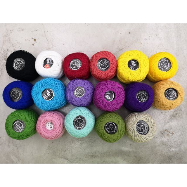No. 8 Crochet Thread 25g (Single Colour) | Shopee Malaysia