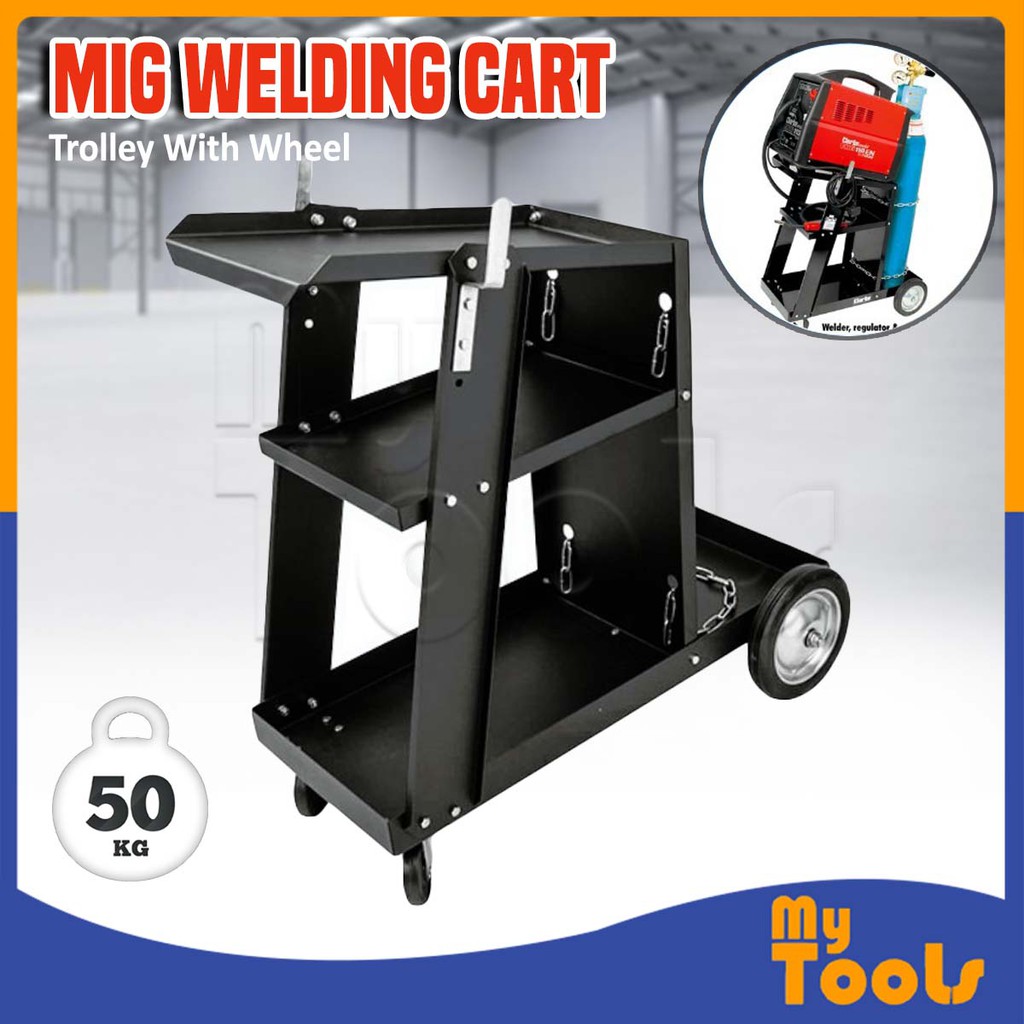Mytools Welding Machine Trolley Set Welding Cart For MIG TIG ARC PLASMA