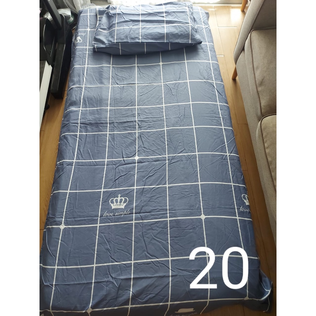Single bedsheet with zip/Cadar zip/Single zipper bedsheet Shopee Malaysia