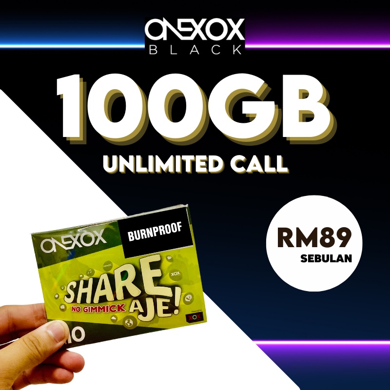 Onexox Black B89db Nombor Baru Shopee Malaysia