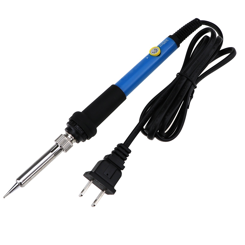 60W Adjustable Temperature Soldering Iron Rework Station Mini Handle ...