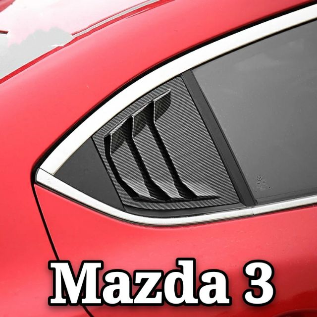 Mazda 3 Sedan Rear Side Window Cover Rear Louver Triangle Window Cover