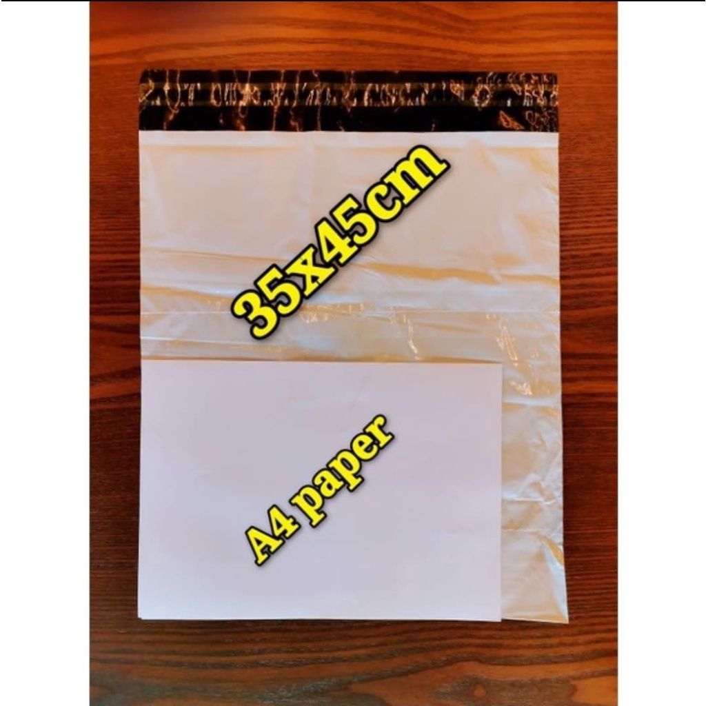 (100pcs) Courier Flyer Plastic Bag Pocket / Poslaju Mailing Bag / Beg