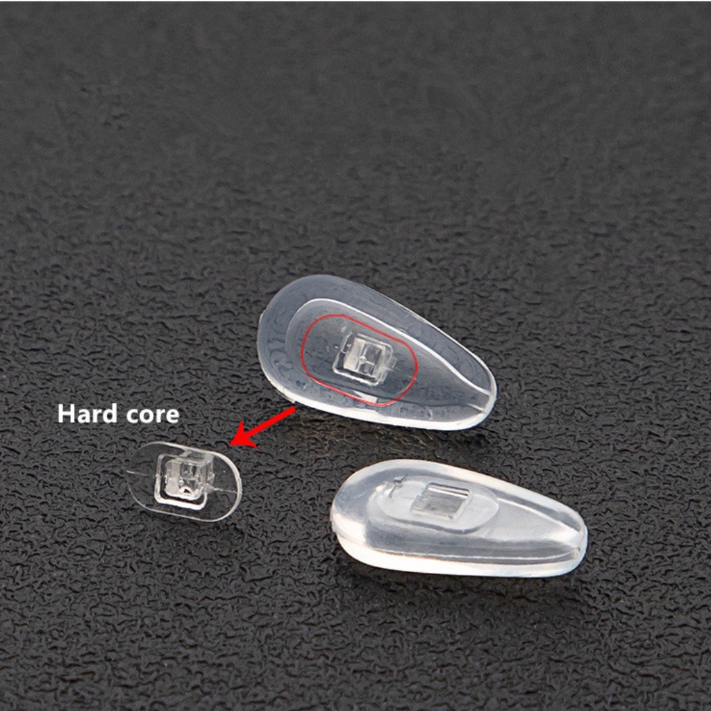 Airbag soft antislip nose pad for glasses silicone nose pads screwin