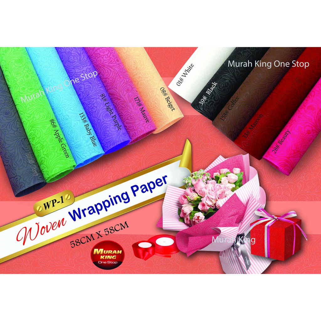 [PROMOSI] Wrapping Paper /GIFT PAPER / KERTAS HADIAH/ FLORAL PAPER ...