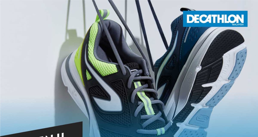 Decathlon Running Jogging Shoes Men High Cushioning Kalenji Shopee Malaysia