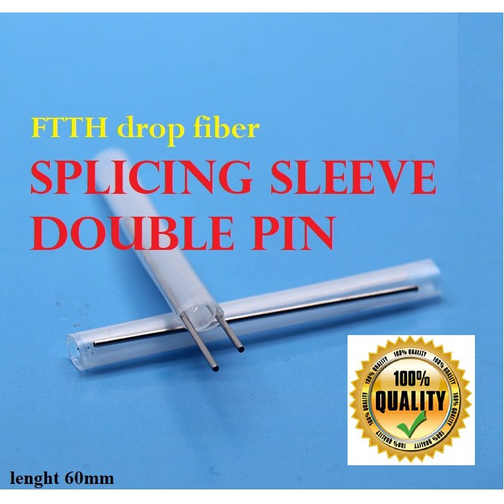 Drop Fiber Splicing Sleeve 60mm 2 pin (500pc) | Shopee Malaysia