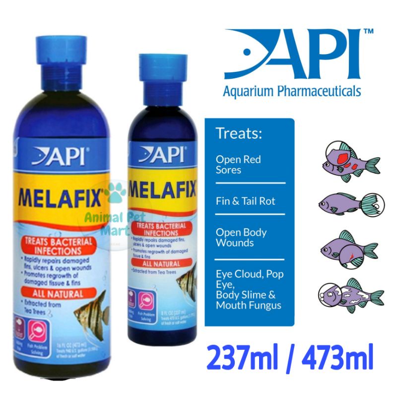 API MELAFIX Natural Antibacteria Fish Care and Treatment New 100