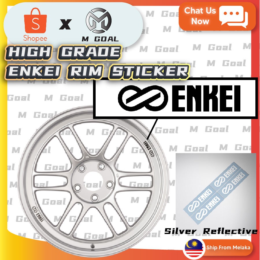 Enkei Rpf1 5x100 Enkei RPF01 Rim Sticker Decals – Set Of 8 Vinyl Die-Cut Replacement Logos Enkei Rp01 - Foto 7