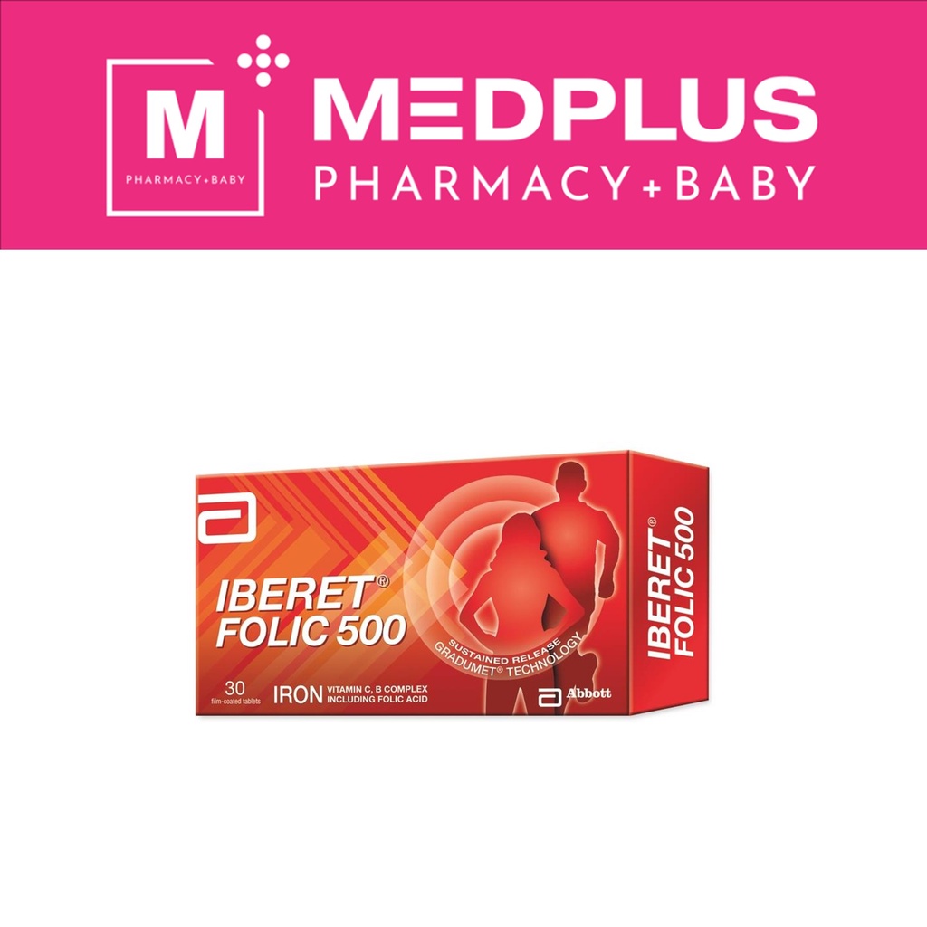 [EXP 05/2025] Abbott Iberet Folic 500 30's | Shopee Malaysia