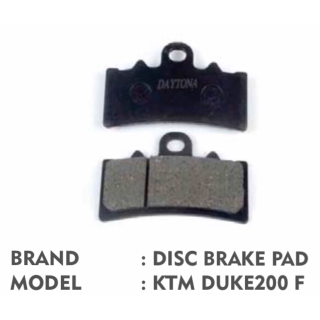 Ktm duke 200 brake deals pads price