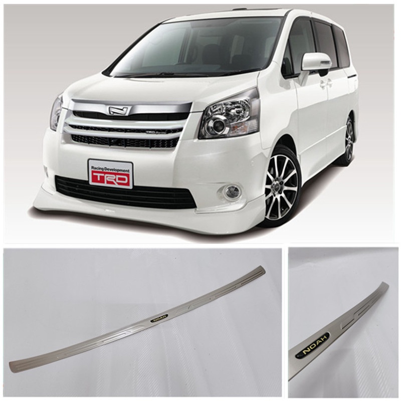 TOYOTA NOAH 70 Series Rear Bumper Guard Trunk Protector Stainless Steel ...