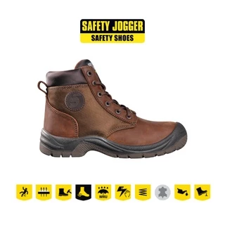 Safety Jogger DAKAR Brown S3 SRC Safety Shoes [Ready Stock]