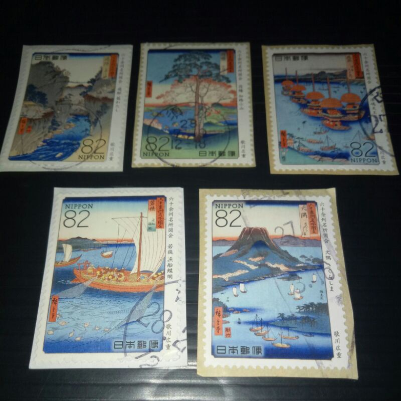 B006: Japan stamps (5V) | Shopee Malaysia